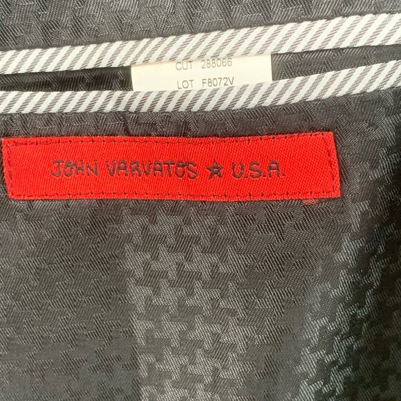 John Varvatos Star USA Size 44R Two Button Blazer Suit Jacket Gray Business - Picture 12 of 13